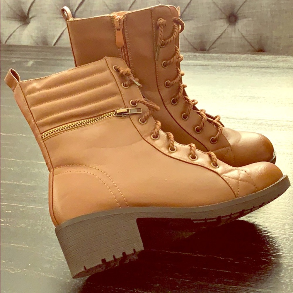 Brown ankle boots